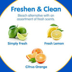 Close up of Plink citrus scented disposal freshener tablets