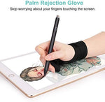 Mixoo digital art glove perspective view highlighting reinforced stitching details