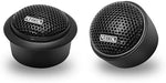 RECOIL high-fidelity silk soft-dome tweeters with flush and surface mounting hardware components.