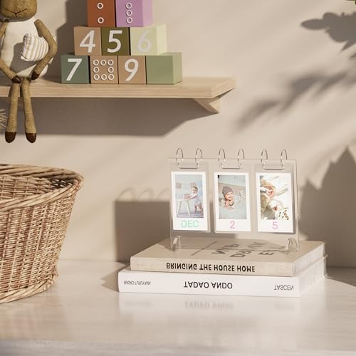Packaging box and product breakdown of the WINKINE premium imported desk calendar photo frame