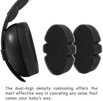 PandaEar infant headphones folded for travel storage