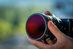 Detailed view of Freewell M2 magnetic lens filter components