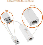 Mobi Lock external internet converter showcasing the male USB two point zero connector end