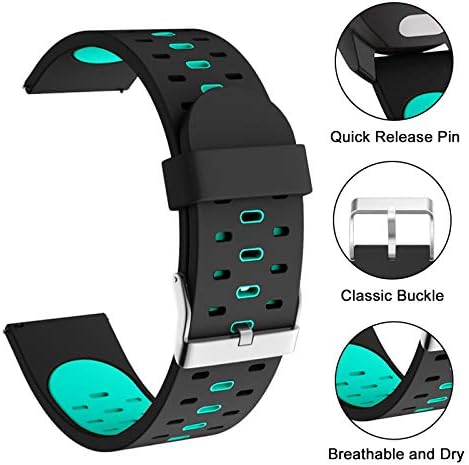 ISABAKE silicone strap quick release mechanism close up detail