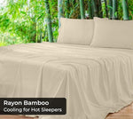 Close up view of the three hundred thread count breathable organic bamboo bedding texture