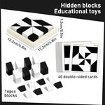 Kykake educational board game showcasing forty double-sided challenge cards with eighty unique visual logic motifs.