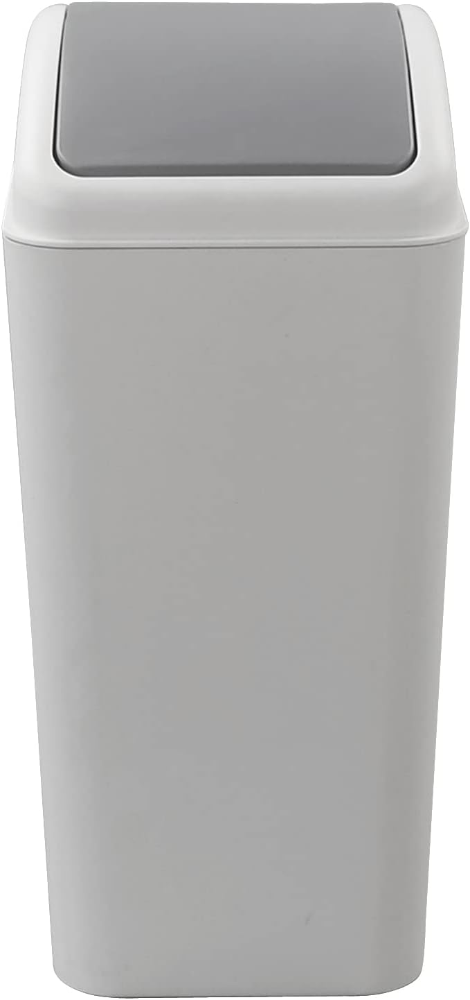 Kekow 4.5 Gallon Small Plastic Trash Can front view
