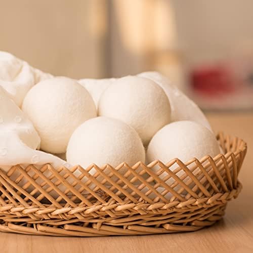 Eco friendly chemical free reusable fabric softener balls in white color