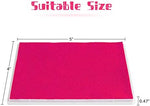 Large five by four inch pink craft stamp pad showcasing eco friendly sponge