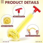 Stiff nylon bristles on Ferrochef sink cleaning brush