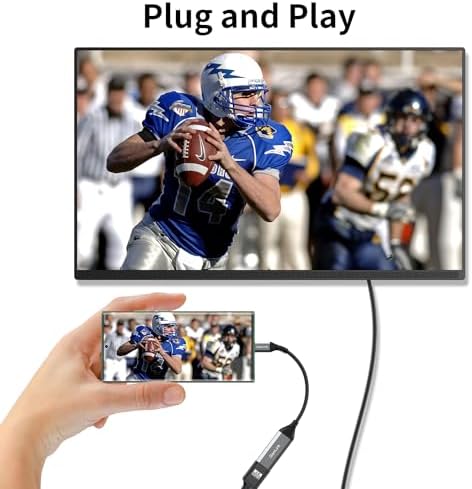 Side profile of QianLink USB-C to HDMI converter.
