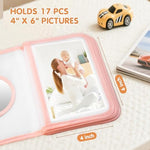 Premium imported soft cloth baby scrapbook shown as a personalized baby shower gift option.