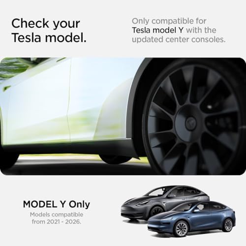 Spigen PlatinumShield Fender PPF precut clear film pieces for Tesla Model Y showing precise side panel contours.