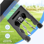 Cigar Holder for Golf Cart,Strong Magnetic Cigar Holder-Ideal Golf Cart Accessory,No Damage Cigar Wrapper,Aluminum Alloy,Loop Strap,Golf Cart Accessories & Gift for Golfers,Cigar Lovers- Gray - Image 3