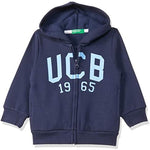 United Colors of Benetton Boy's Cotton Hooded Neck Sweatshirt - Image 2