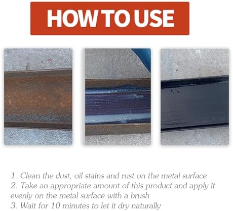 Instructions for winblot 300g rust conversion agent