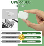 Oooflower dishwasher tablets showing deep cleaning formula label