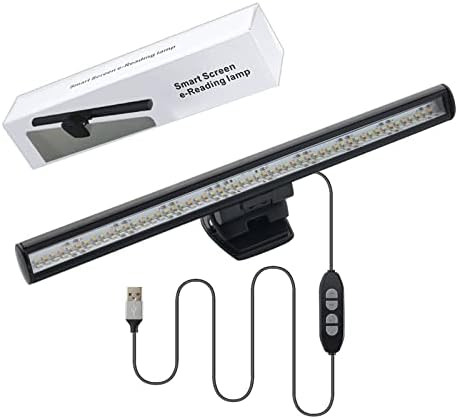 LFNOWN black ABS laptop light bar packed neatly next to travel accessories in a computer bag