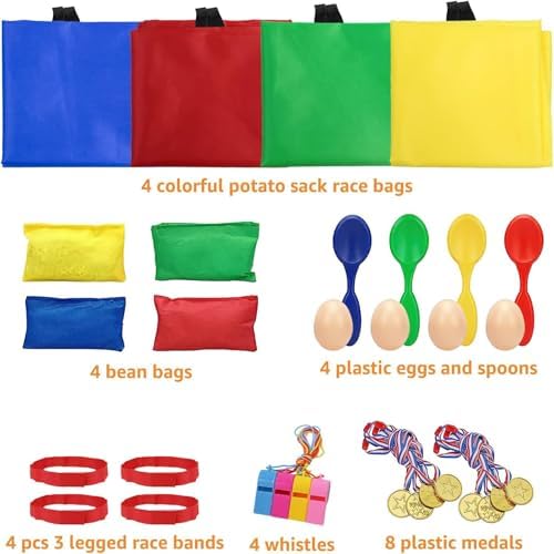 Websonaw potato sack race bags made of durable Oxford fabric