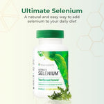 Youngevity Ultimate Selenium supplement bottle label displaying l-selenomethionine ingredient details