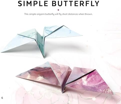 350 Alcohol Ink Papers with Original Origami Patterns: Foldable, Double-Sided, Easy Pull-Out Origami Paper (Fox Chapel Publishing) Includes 10 Exclusive Projects with Step-by-Step Folding Instructions - Image 5