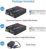 Lynxcel Bidi SFP LC module included in media converter set