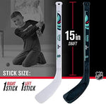 Two soft EVA foam hockey balls included in the Franklin Sports NHL indoor toy set.