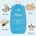 Hagerty silver tarnish remover lotion for sterling silver and gold jewelry maintenance