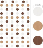 WEVEN eco friendly paper dot streamers used as a photography studio background hanging ornament