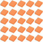 Close up of orange silicone dust cap on USB cable