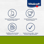 Vitakraft guinea pig food premium menu showing real fruits and vegetable ingredients.