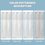 Premium machine washable polyester shower curtain full lifestyle layout