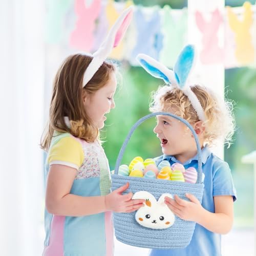 Poschnor durable woven cotton container displaying the spacious interior capacity for candies.
