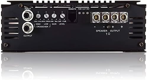 Sundown Audio full range car audio amplifier crossover control section showing gain settings and filters.