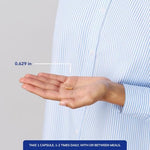 Hypoallergenic vegetarian capsules showing the side view of the Pure Encapsulations bottle