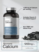 Side profile of Horbäach Calcium 1200mg softgel bottle