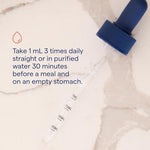 Trace Minerals Research Fulvic Acid supplement bottle label with FSSAI importer information
