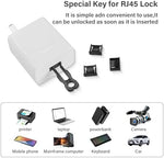 Moisture and dust resistant USB port seals showing the premium odorless plastic material build.