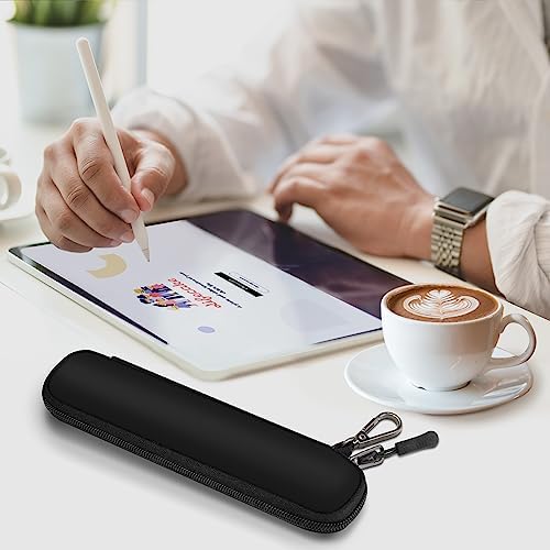 Fintie stylus holder pouch with integrated loop attached to a travel backpack