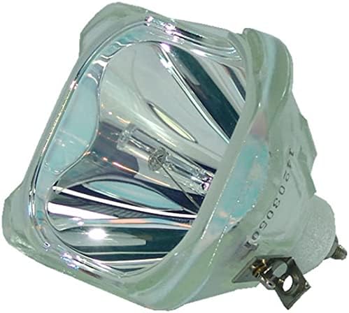 Side angle view of the premium TV replacement bulb showing the secure electrical connector pins