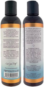 Sliquid Splash Gentle Intimate Cleanser 8.5 Fluid Ounce bottle showing organic botanical ingredients.