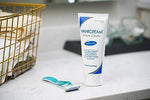 Vanicream Shave Cream squeeze tube cap and nozzle detail