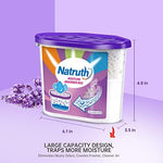 Portable odor eliminator and dehumidifier for bathroom and kitchen