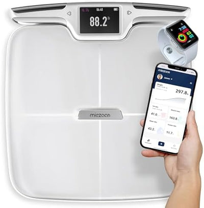 BodyAnalytix Pro - 8 Electrode Smart Scale for Body Weight - Digital Scale with Handles - 56 Metrics - Bathroom Scale with BMI, Body Fat, Muscle Mass Measurements - FSA/HSA Eligible - Image 1