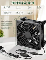 AmRunJe small USB cooling fan being utilized to cool a network modem on a desk setup