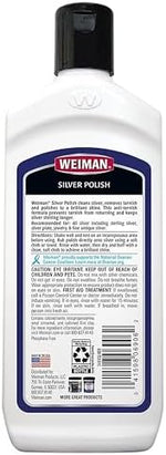 Anti-tarnish silver polish cream for jewelry and sterling silver maintenance