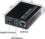 Top down view of GESD gigabit media converter metal enclosure