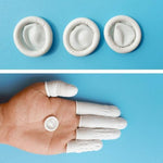 Medium size rubber fingertip protectors for electronics repair