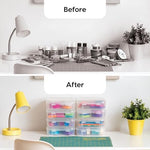 Snap tight closure detail on Iris Usa paper storage box