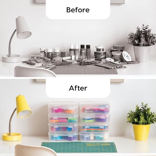 Snap tight closure detail on Iris Usa paper storage box